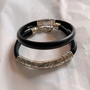 BN Brighton leather bracelet set